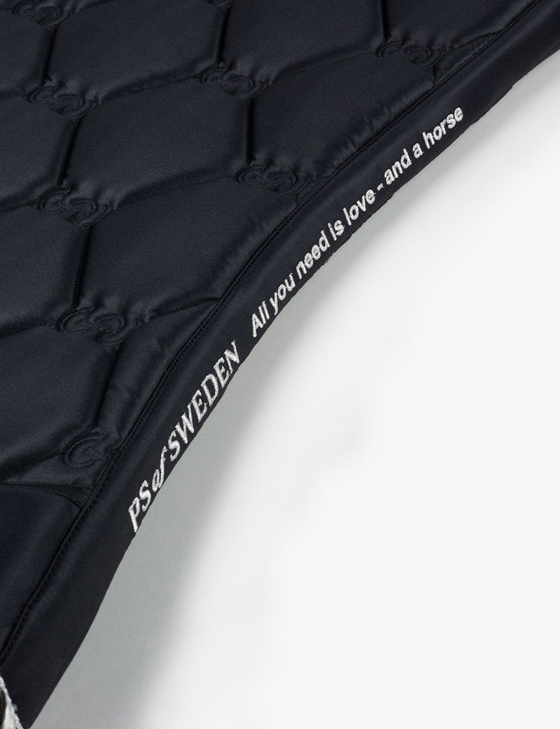 PS of Sweden Saddle Pad Jump Signature - Black - PS of Sweden - Equiluxe Tack