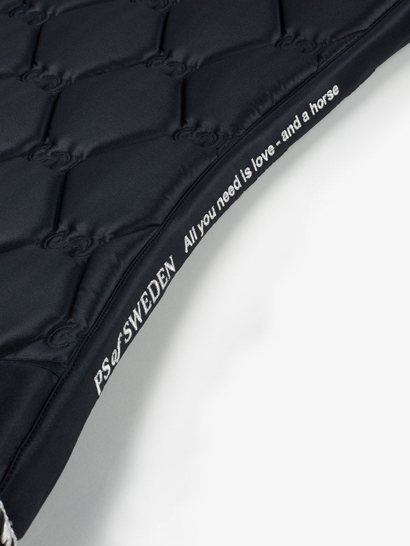 PS of Sweden Saddle Pad Jump Signature - Black - PS of Sweden - Equiluxe Tack