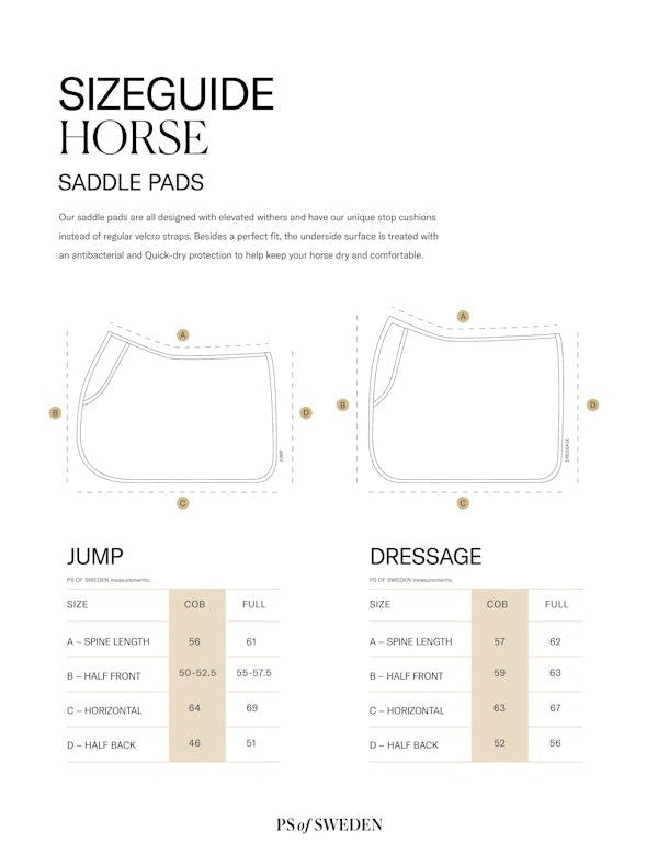 PS of Sweden Saddle Pad Jump Signature - Navy - PS of Sweden - Equiluxe Tack