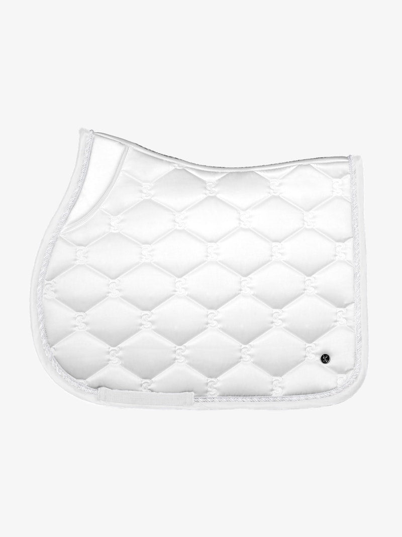 PS of Sweden Saddle Pad Jump Signature - White - PS of Sweden - Equiluxe Tack