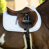 PS of Sweden Saddle Pad Jump Signature - White - PS of Sweden - Equiluxe Tack