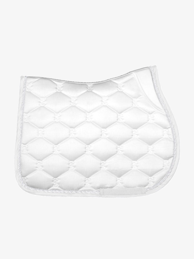 PS of Sweden Saddle Pad Jump Signature - White - PS of Sweden - Equiluxe Tack