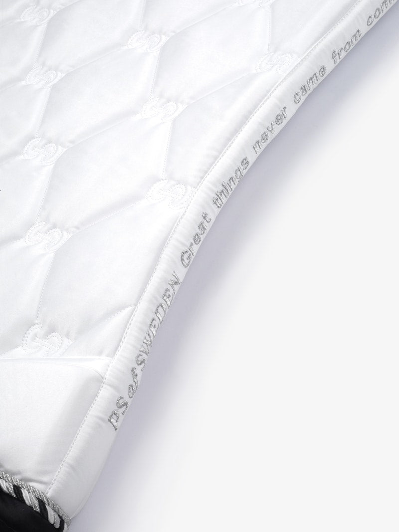 PS of Sweden Saddle Pad Jump Signature - White/Black - PS of Sweden - Equiluxe Tack