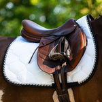 PS of Sweden Saddle Pad Jump Signature - White/Black - PS of Sweden - Equiluxe Tack