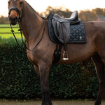 PS of Sweden Saddle Pad Tartan Checked Dressage - Midnight green - PS of Sweden - Equiluxe Tack