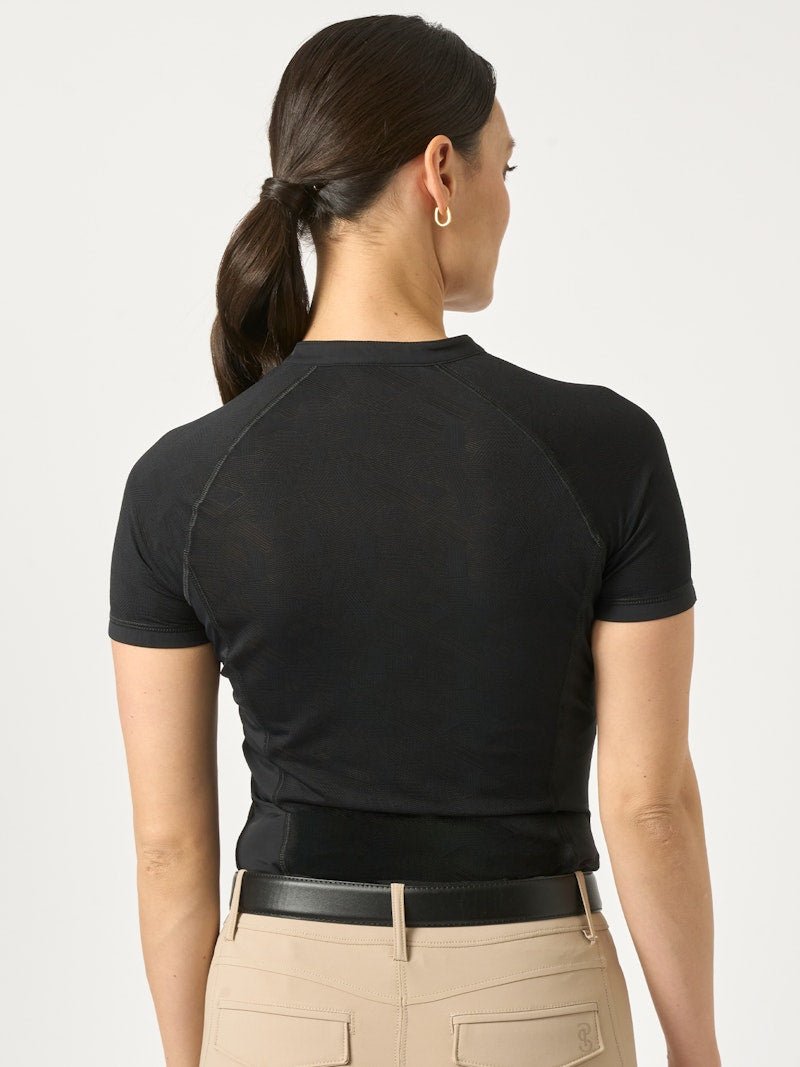 PS of Sweden Selena Mesh Paneled Top - PS of Sweden - Equiluxe Tack