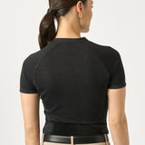 PS of Sweden Selena Mesh Paneled Top - PS of Sweden - Equiluxe Tack