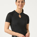 PS of Sweden Selena Mesh Paneled Top - PS of Sweden - Equiluxe Tack