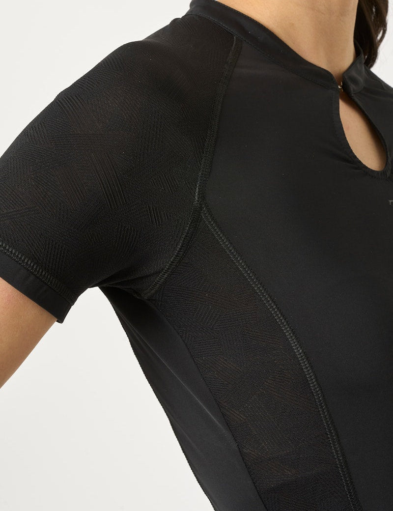 PS of Sweden Selena Mesh Paneled Top - PS of Sweden - Equiluxe Tack