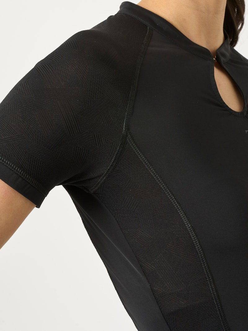 PS of Sweden Selena Mesh Paneled Top - PS of Sweden - Equiluxe Tack