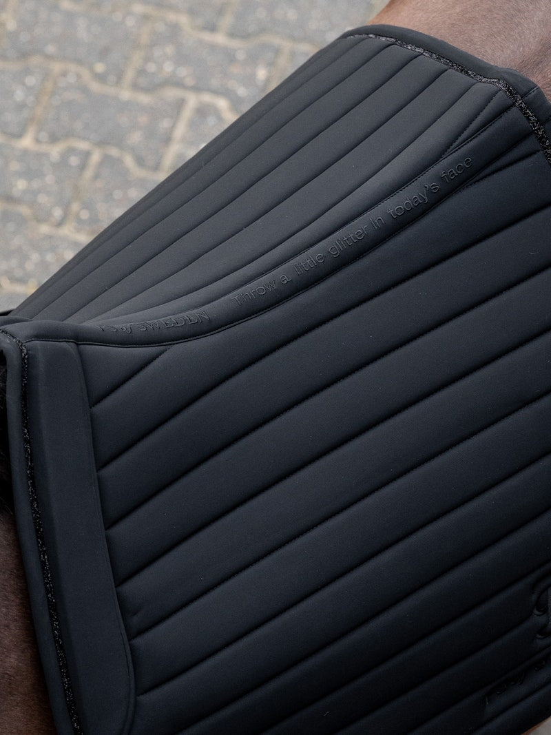 PS of Sweden Stripe Dressage Saddle Pad - Black - PS of Sweden - Equiluxe Tack