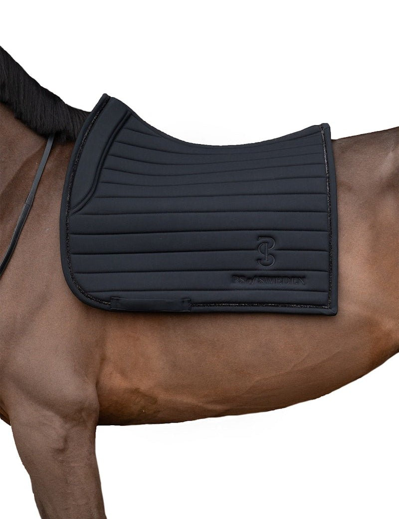 PS of Sweden Stripe Dressage Saddle Pad - Black - PS of Sweden - Equiluxe Tack