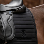 PS of Sweden Stripe Dressage Saddle Pad - Black - PS of Sweden - Equiluxe Tack
