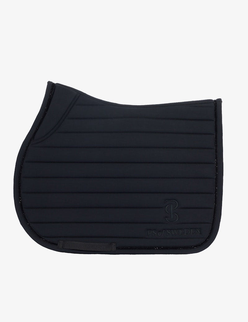 PS of Sweden Stripe Jump Saddle Pad - Black - PS of Sweden - Equiluxe Tack