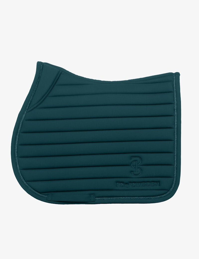 PS of Sweden Stripe Jump Saddle Pad - Jade Noir - PS of Sweden - Equiluxe Tack
