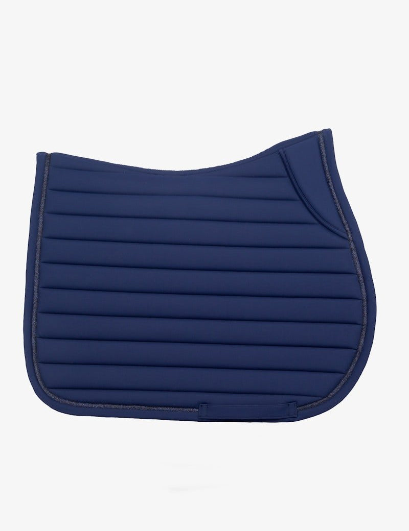 PS of Sweden Stripe Jump Saddle Pad - Navy - PS of Sweden - Equiluxe Tack