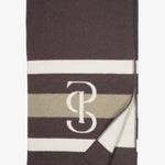 PS of Sweden Striped Wool Blanket - Coffee - PS of Sweden - Equiluxe Tack
