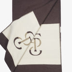 PS of Sweden Striped Wool Blanket - Coffee - PS of Sweden - Equiluxe Tack