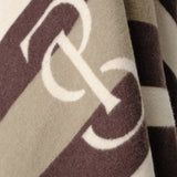 PS of Sweden Striped Wool Blanket - Coffee - PS of Sweden - Equiluxe Tack