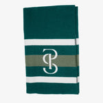 PS of Sweden Striped Wool Blanket - Midnight Green - PS of Sweden - Equiluxe Tack