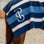 PS of Sweden Striped Wool Blanket - Navy - PS of Sweden - Equiluxe Tack