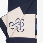 PS of Sweden Striped Wool Blanket - Navy - PS of Sweden - Equiluxe Tack