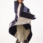 PS of Sweden Striped Wool Blanket - Navy - PS of Sweden - Equiluxe Tack
