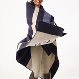 PS of Sweden Striped Wool Blanket - Navy - PS of Sweden - Equiluxe Tack