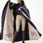 PS of Sweden Striped Wool Blanket - Navy - PS of Sweden - Equiluxe Tack