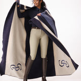 PS of Sweden Striped Wool Blanket - Navy - PS of Sweden - Equiluxe Tack