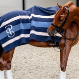 PS of Sweden Striped Wool Blanket - Navy - PS of Sweden - Equiluxe Tack