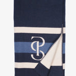 PS of Sweden Striped Wool Blanket - Navy - PS of Sweden - Equiluxe Tack