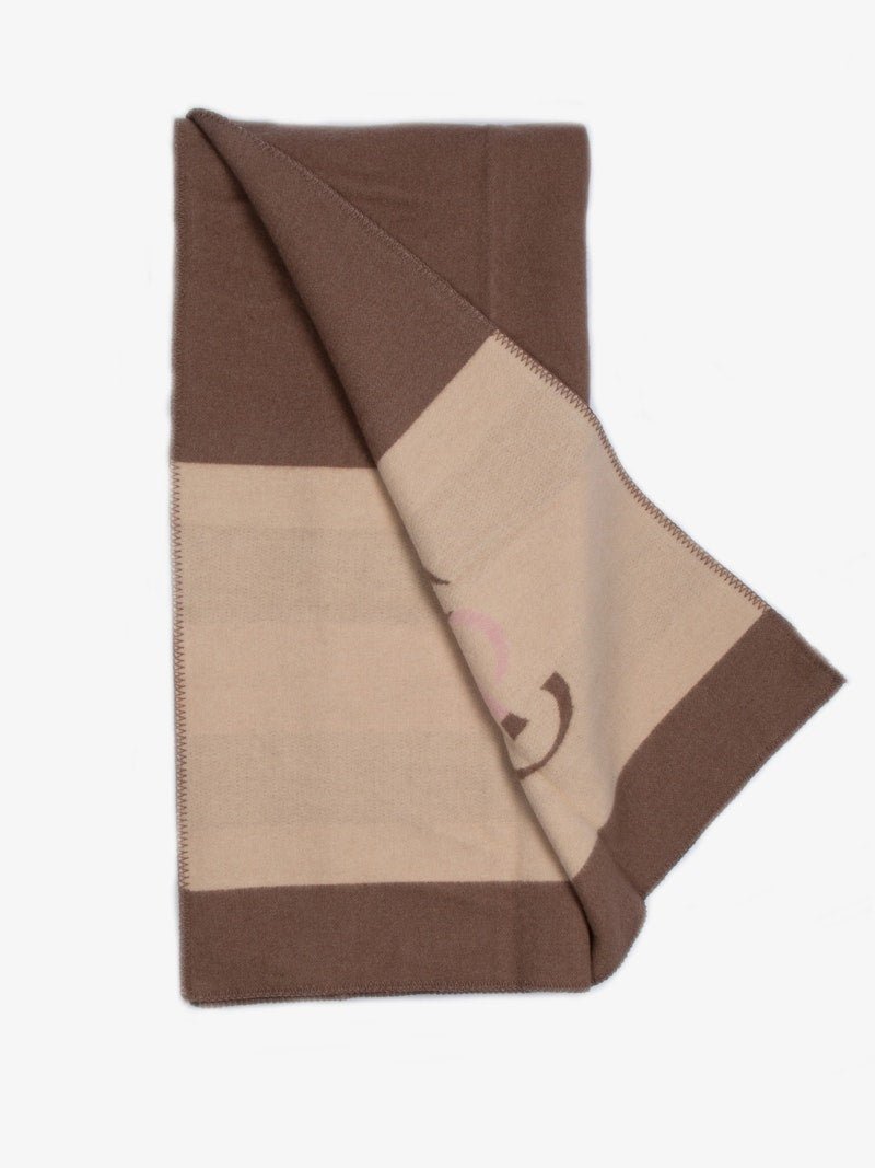 PS of Sweden Striped Wool Blanket - Tender Taupe - PS of Sweden - Equiluxe Tack