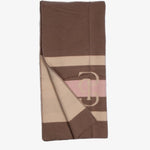 PS of Sweden Striped Wool Blanket - Tender Taupe - PS of Sweden - Equiluxe Tack