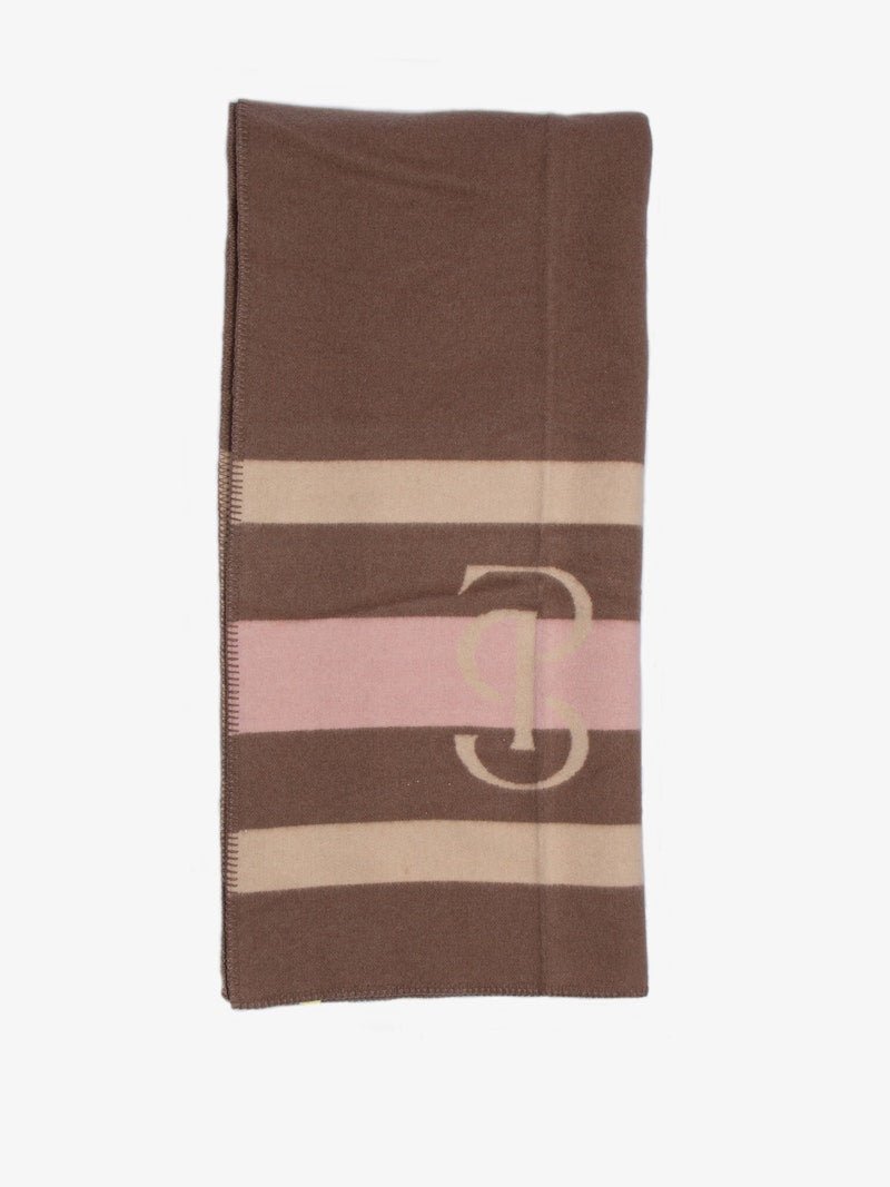 PS of Sweden Striped Wool Blanket - Tender Taupe - PS of Sweden - Equiluxe Tack