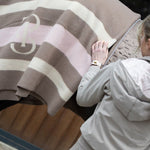 PS of Sweden Striped Wool Blanket - Tender Taupe - PS of Sweden - Equiluxe Tack