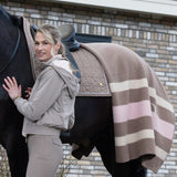 PS of Sweden Striped Wool Blanket - Tender Taupe - PS of Sweden - Equiluxe Tack
