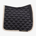 PS of Sweden Vintage Monogram Dressage Saddle Pad - Black - PS of Sweden - Equiluxe Tack