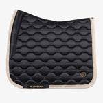 PS of Sweden Vintage Monogram Dressage Saddle Pad - Black - PS of Sweden - Equiluxe Tack