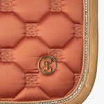 PS of Sweden Vintage Monogram Dressage Saddle Pad - Chestnut Brown - PS of Sweden - Equiluxe Tack