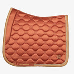 PS of Sweden Vintage Monogram Dressage Saddle Pad - Chestnut Brown - PS of Sweden - Equiluxe Tack