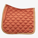 PS of Sweden Vintage Monogram Dressage Saddle Pad - Chestnut Brown - PS of Sweden - Equiluxe Tack