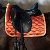 PS of Sweden Vintage Monogram Dressage Saddle Pad - Chestnut Brown - PS of Sweden - Equiluxe Tack