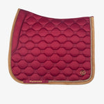 PS of Sweden Vintage Monogram Dressage Saddle Pad - Midnight Fuchsia - PS of Sweden - Equiluxe Tack