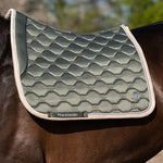 PS of Sweden Vintage Monogram Dressage Saddle Pad - Mist Green - PS of Sweden - Equiluxe Tack