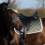 PS of Sweden Vintage Monogram Dressage Saddle Pad - Mist Green - PS of Sweden - Equiluxe Tack