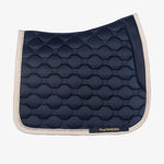 PS of Sweden Vintage Monogram Dressage Saddle Pad - Navy - PS of Sweden - Equiluxe Tack