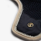 PS of Sweden Vintage Monogram Ear Bonnet - Navy - PS of Sweden - Equiluxe Tack