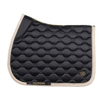 PS of Sweden Vintage Monogram Jump Saddle Pad - Black - PS of Sweden - Equiluxe Tack