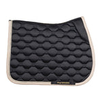 PS of Sweden Vintage Monogram Jump Saddle Pad - Black - PS of Sweden - Equiluxe Tack